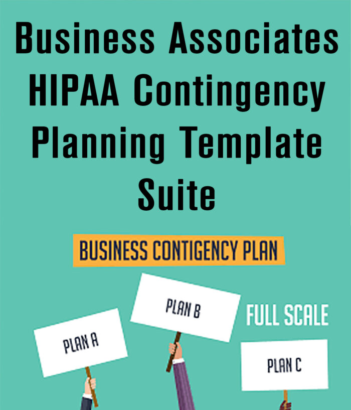 Business Associates HIPAA Contingency Planning Template Suite