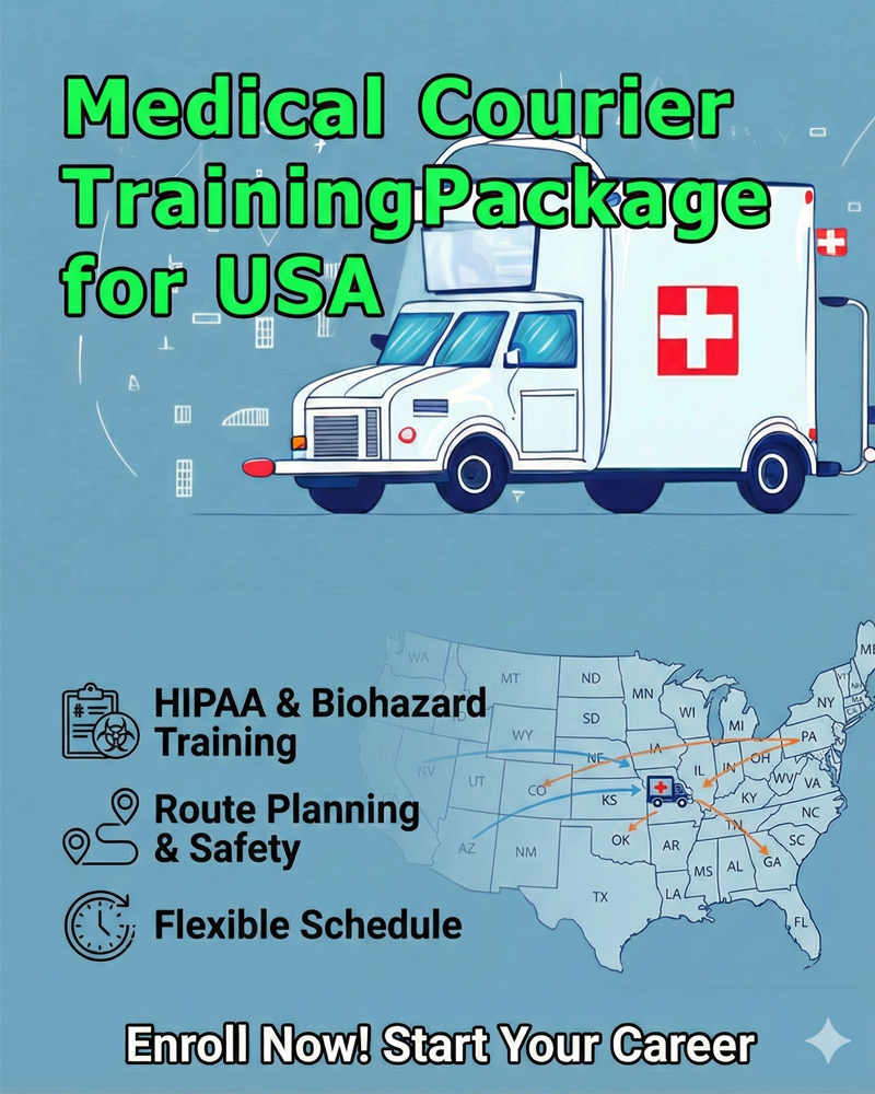 MedicalCourierTrainingPackageforDriversUSA-1 Medical Courier Training Package for Drivers USA