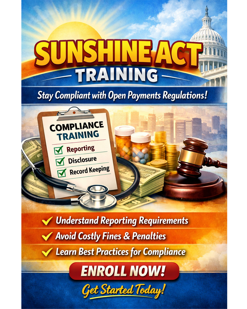 Sunshine Act Training-Salesimage Sunshine Act Training