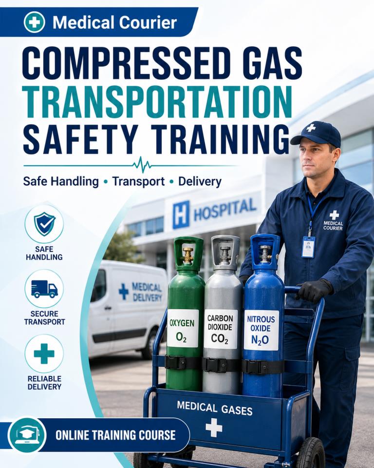 Medical Courier Compressed Gas Transportation Safety Training Medical Courier Compressed Gas Transportation Safety Training