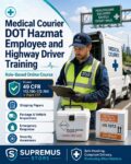 Medical Courier DOT Hazmat Employee and Highway Driver Training