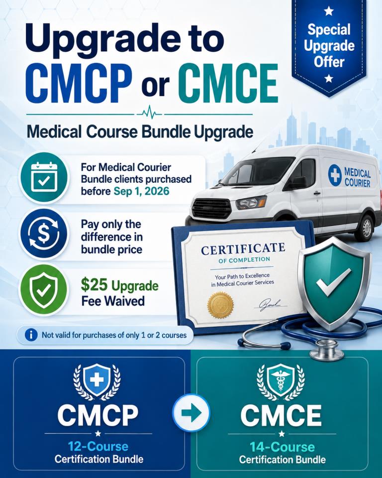 Medical Course Bundle Upgrade to CMCP or CMCE Medical Course Bundle Upgrade to CMCP or CMCE